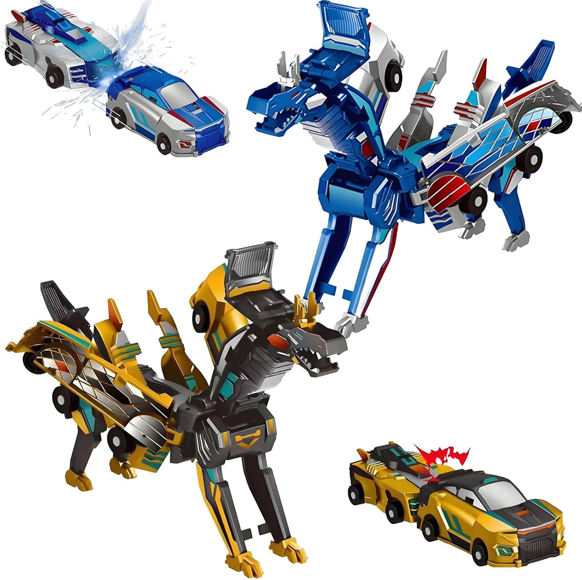 Transforming Car into a Dinosaur – Turbo Dino Model - Souliia