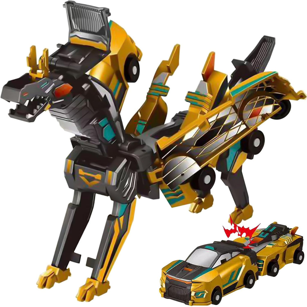 Transforming Car into a Dinosaur – Turbo Dino Model - Souliia