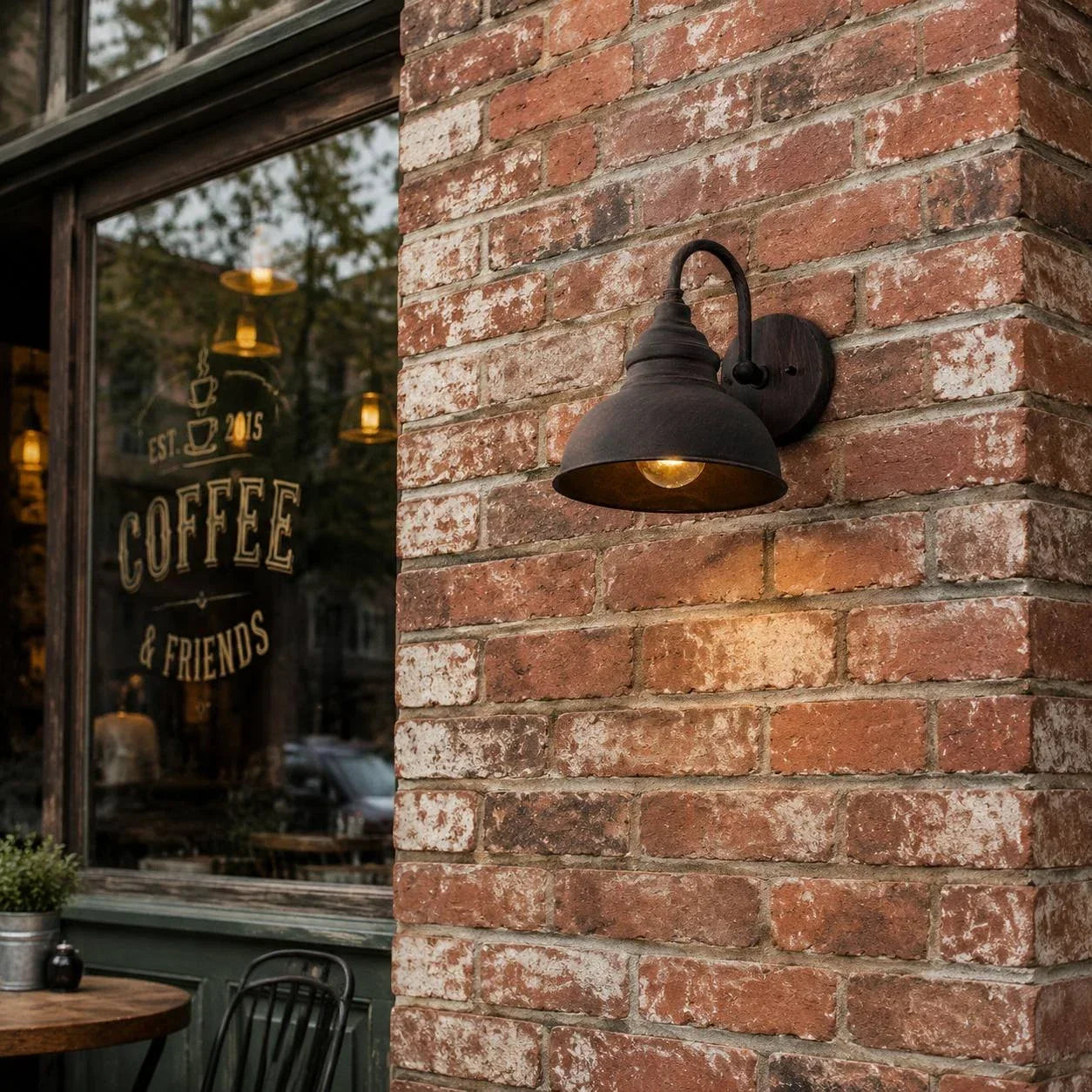 Solenvo Industrial Metal Wall Light - American Vintage Style for Garden and Porch Lighting | Souliia