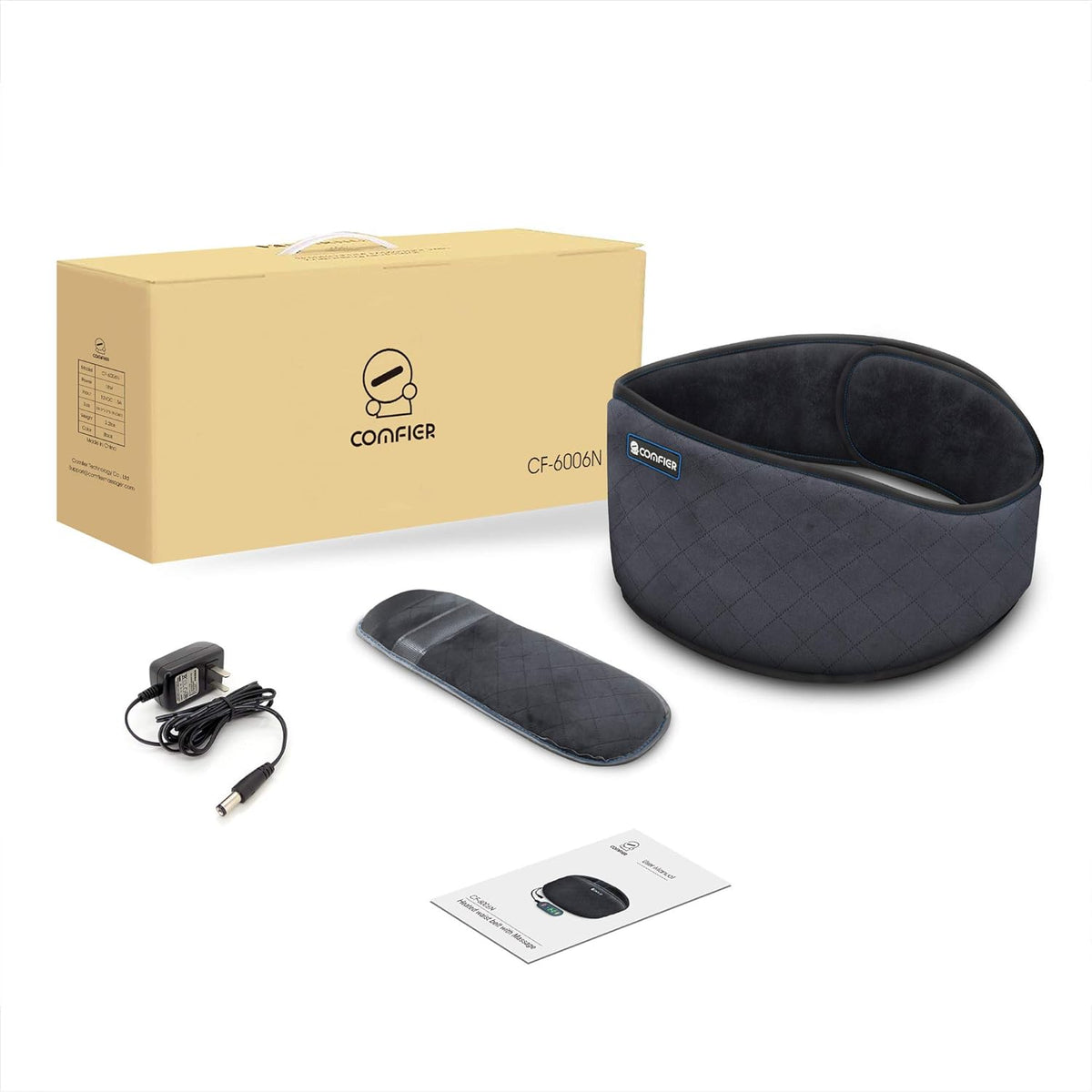 Coussin chauffant thérapeutique pour le dos avec vibrations douces