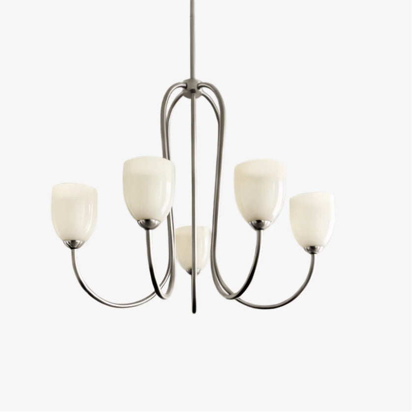 Shell Shade French Vintage Chandelier for Dining Room Lighting | Souliia