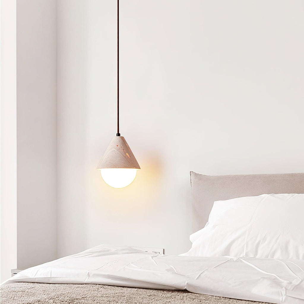Travertine Pendant Light | Souliia