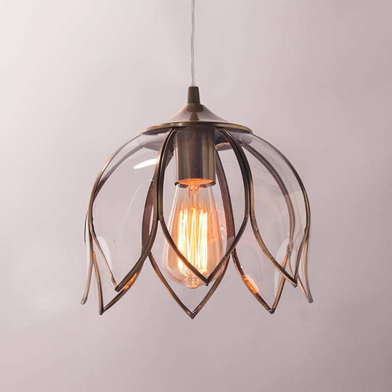 Retro Lotus Pendant Lamp | Souliia