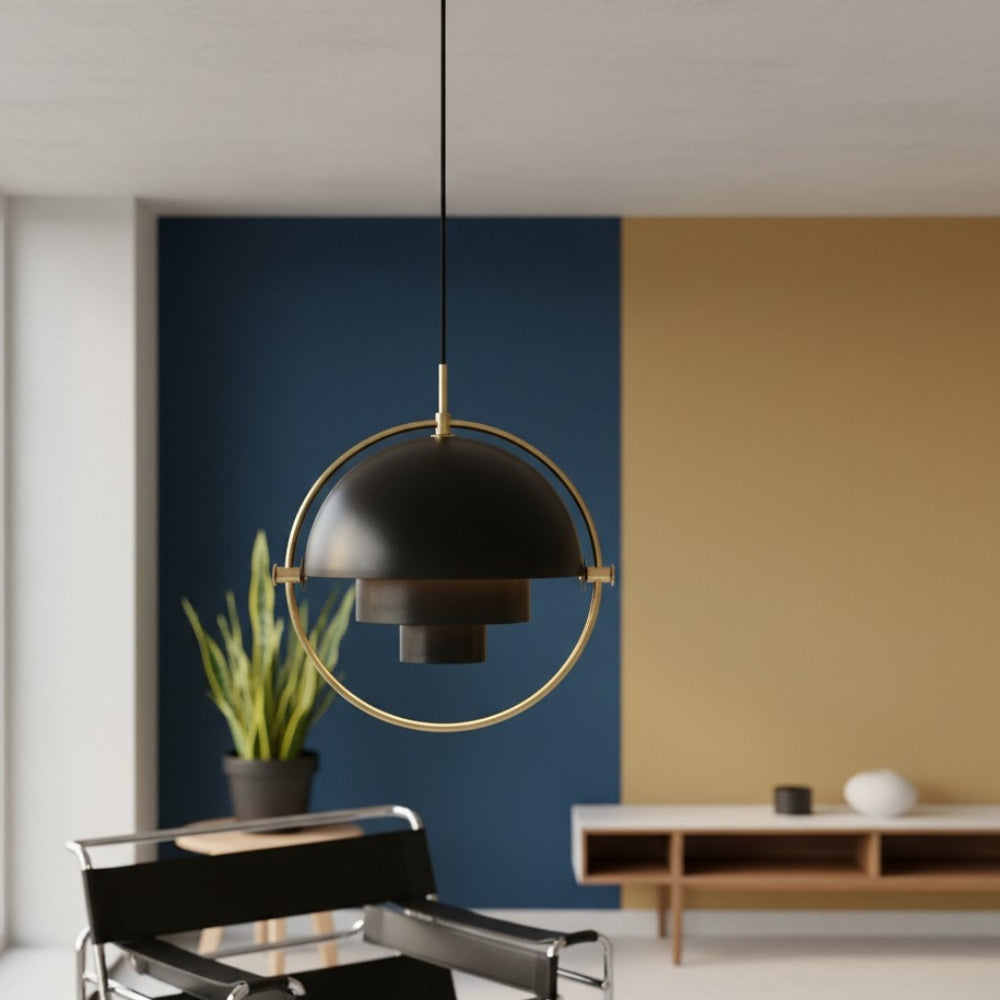Multiva Sculptural Pendant Light – Adjustable Chandelier in Danish Modern Style for Dining Areas N18 | Souliia