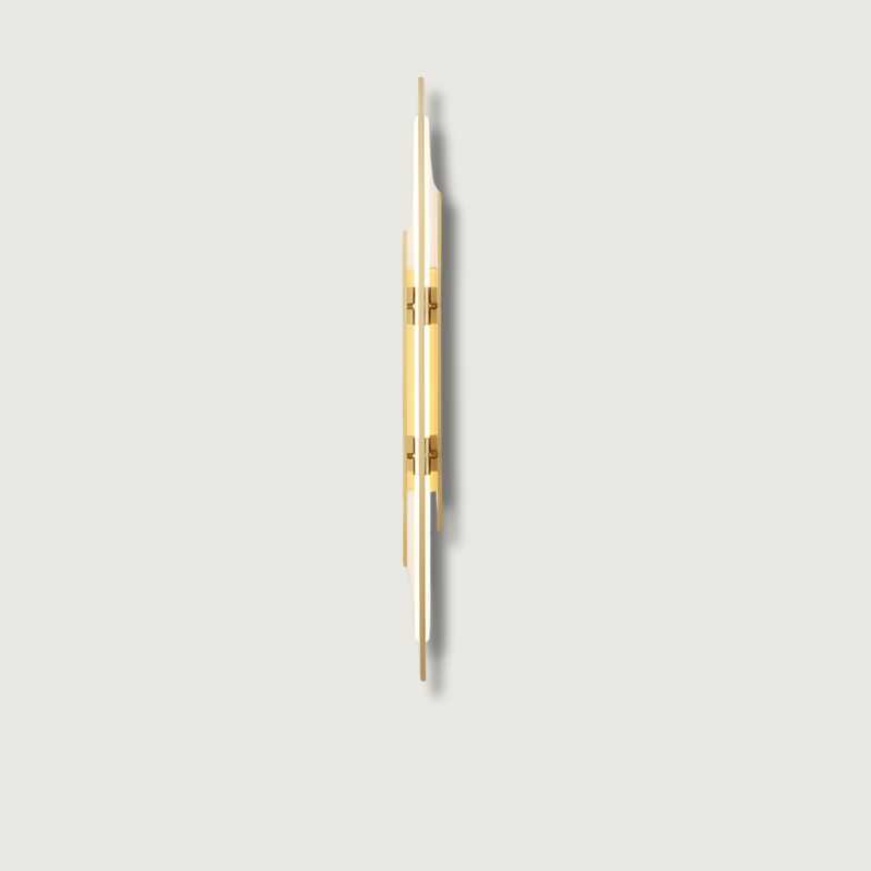 Nova Luxe Gold LED Wall Sconce — Contemporary Styling, Durable Build, Warm Illumination