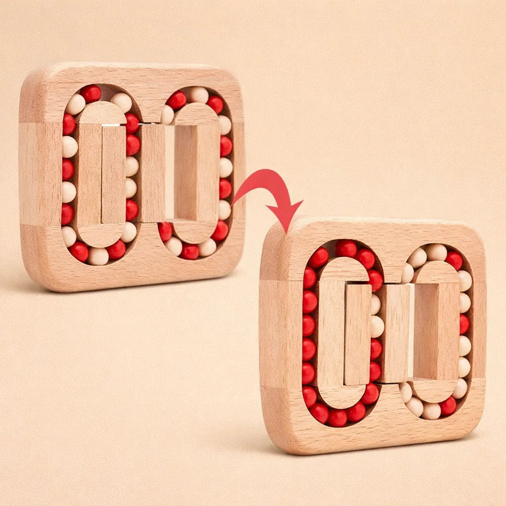 Jeu de puzzle rotatif en bois - Souliia