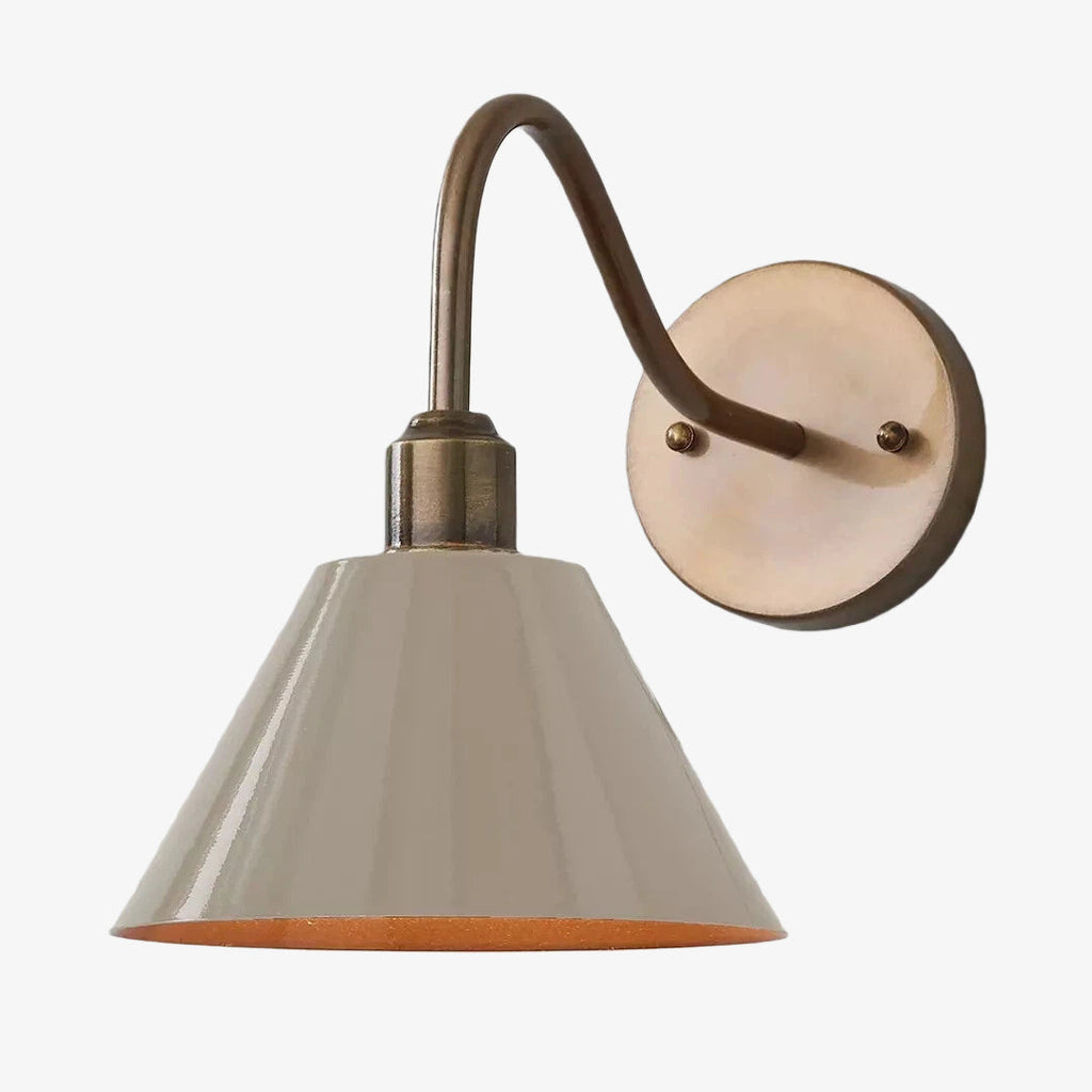 Narix Konische moderne Metall-Wandleuchte für Flure und Schlafzimmer | Souliia