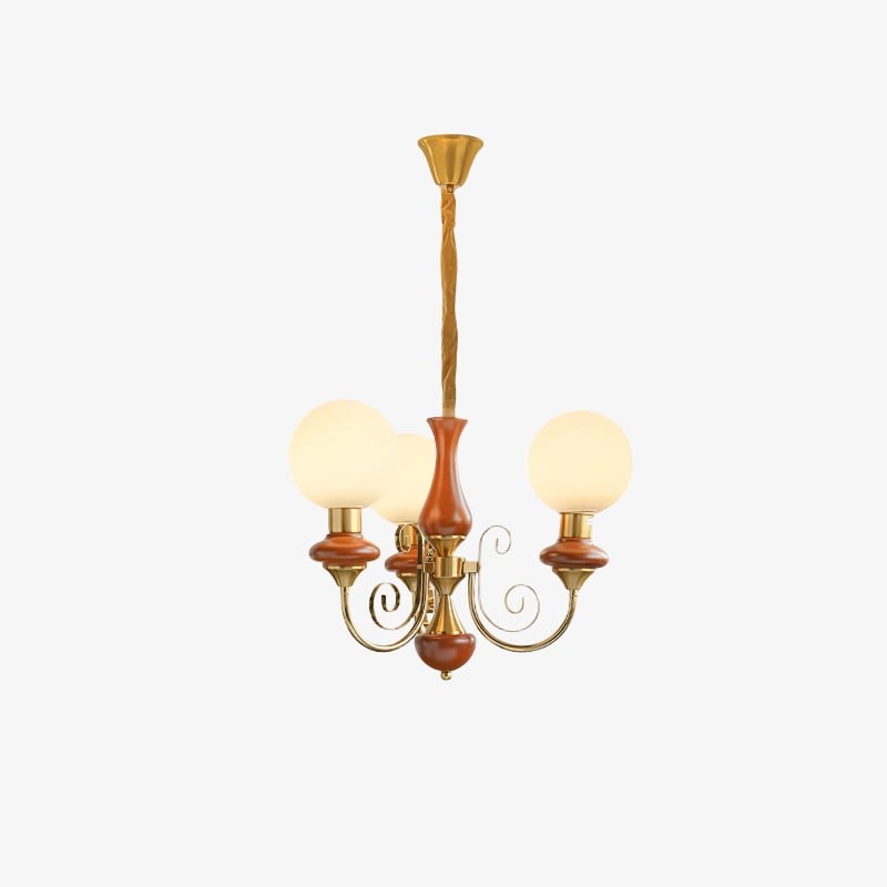 Radiara Modern Luxury Stone Sphere Chandelier Sculptural Layered Design for Living Room and Foyer | Souliia