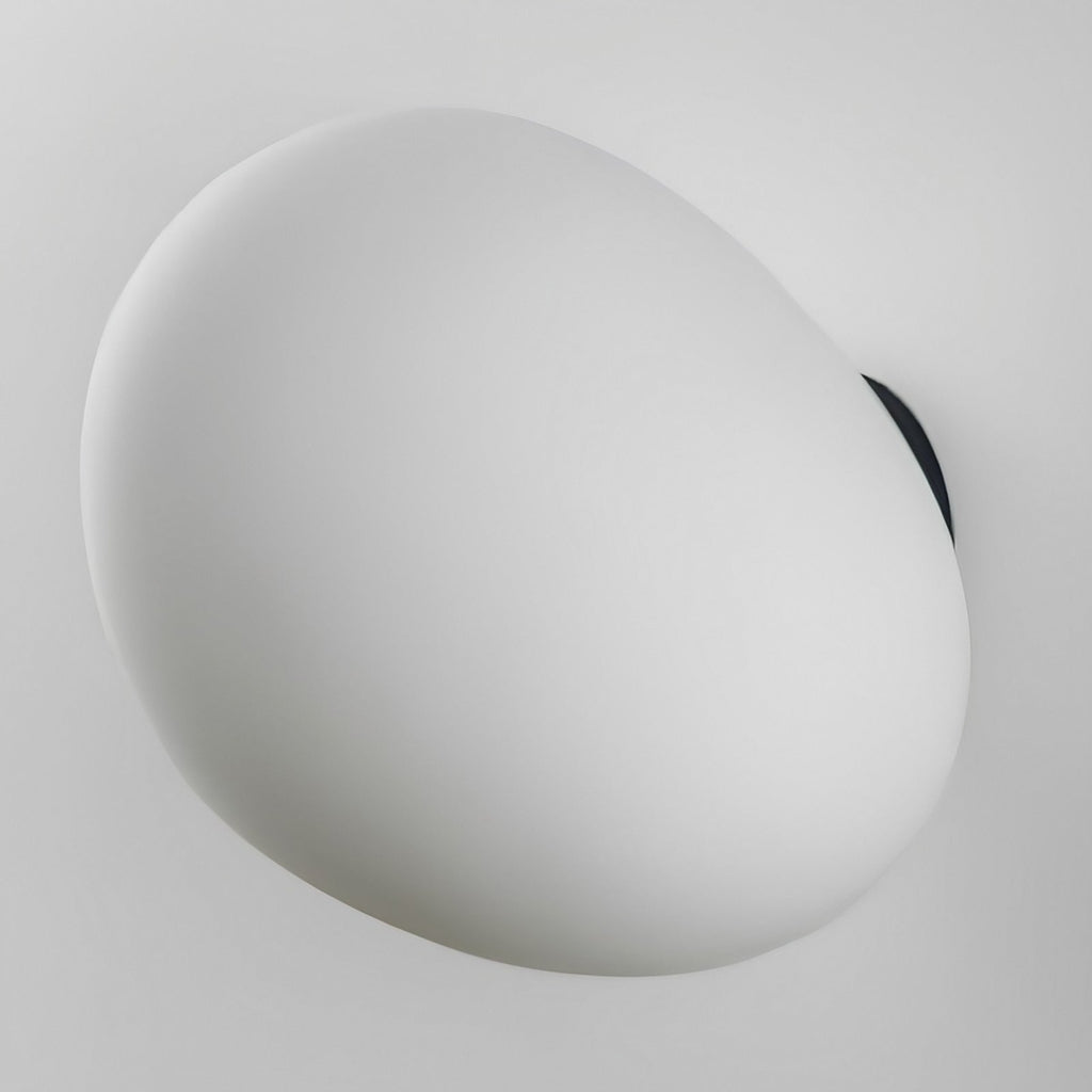 Stonea Organic Pebble Silhouette Wall Ceiling Lamp Contemporary Glass Light for Home N16 | Souliia