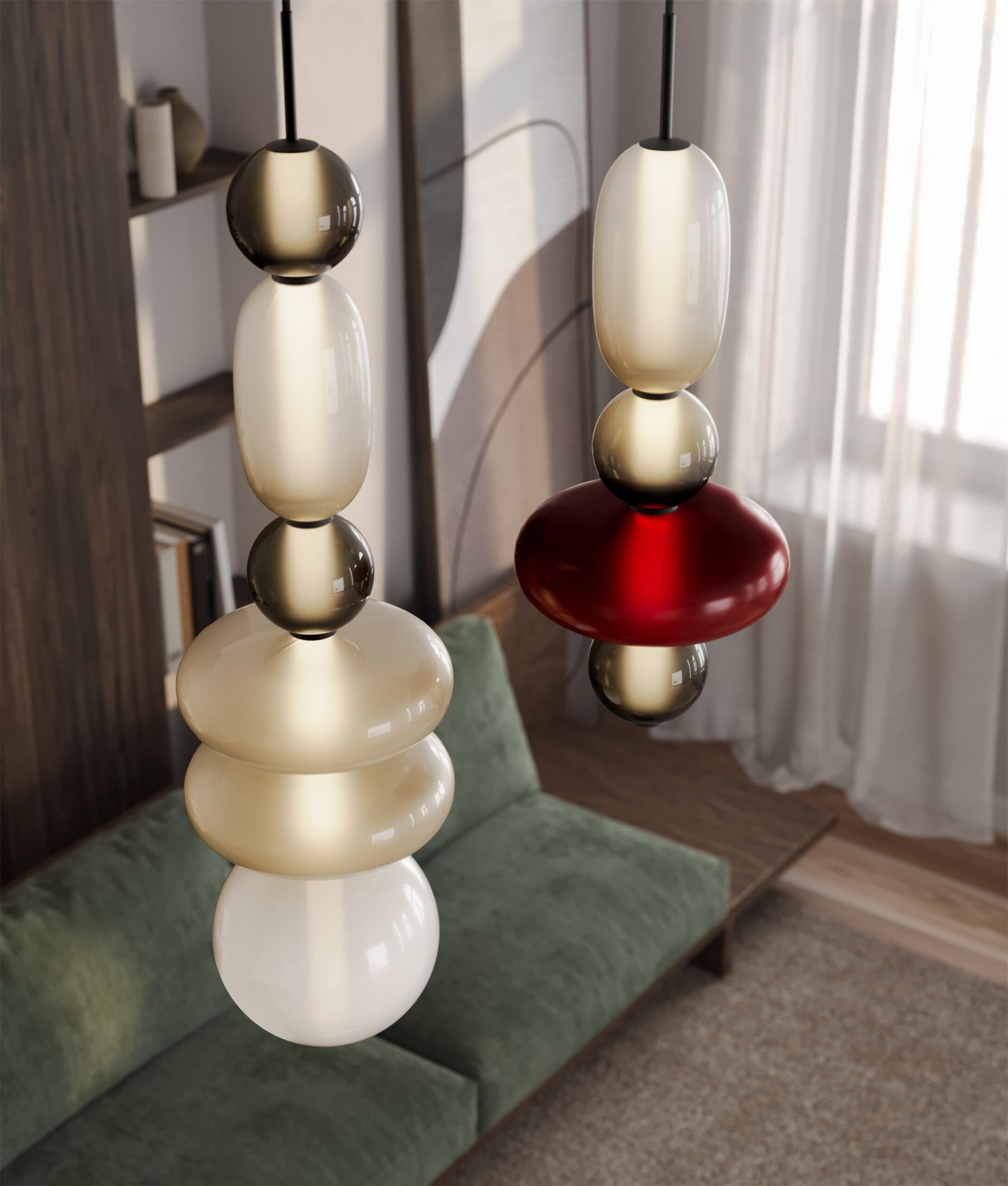Buntglas Kronleuchter | Souliia