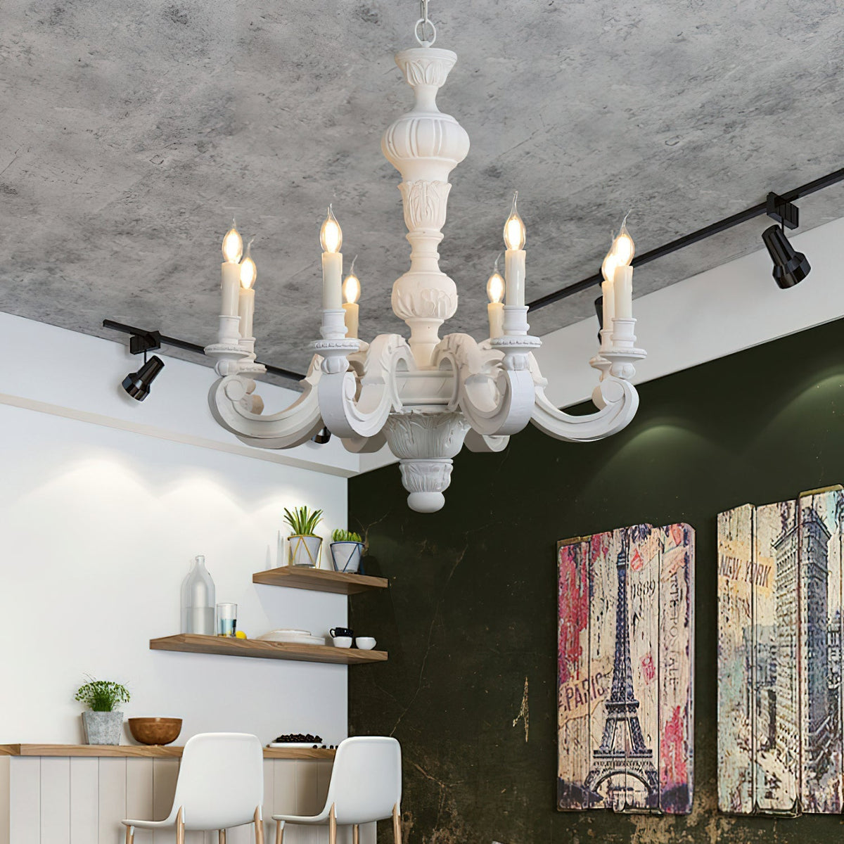 Roman Pillar Chandelier | Souliia