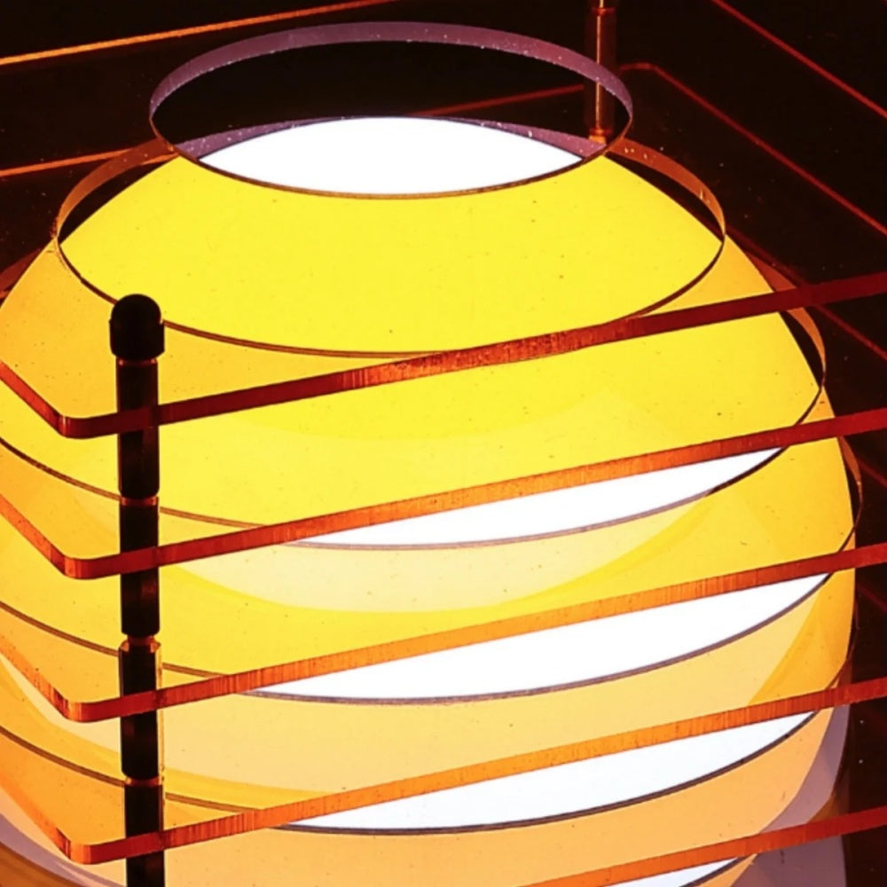 Sunset Afterglow Moderne Serie Geometrisches Kugeldesign - Tischlampe für Wohnzimmer und Bürodekoration | Souliia