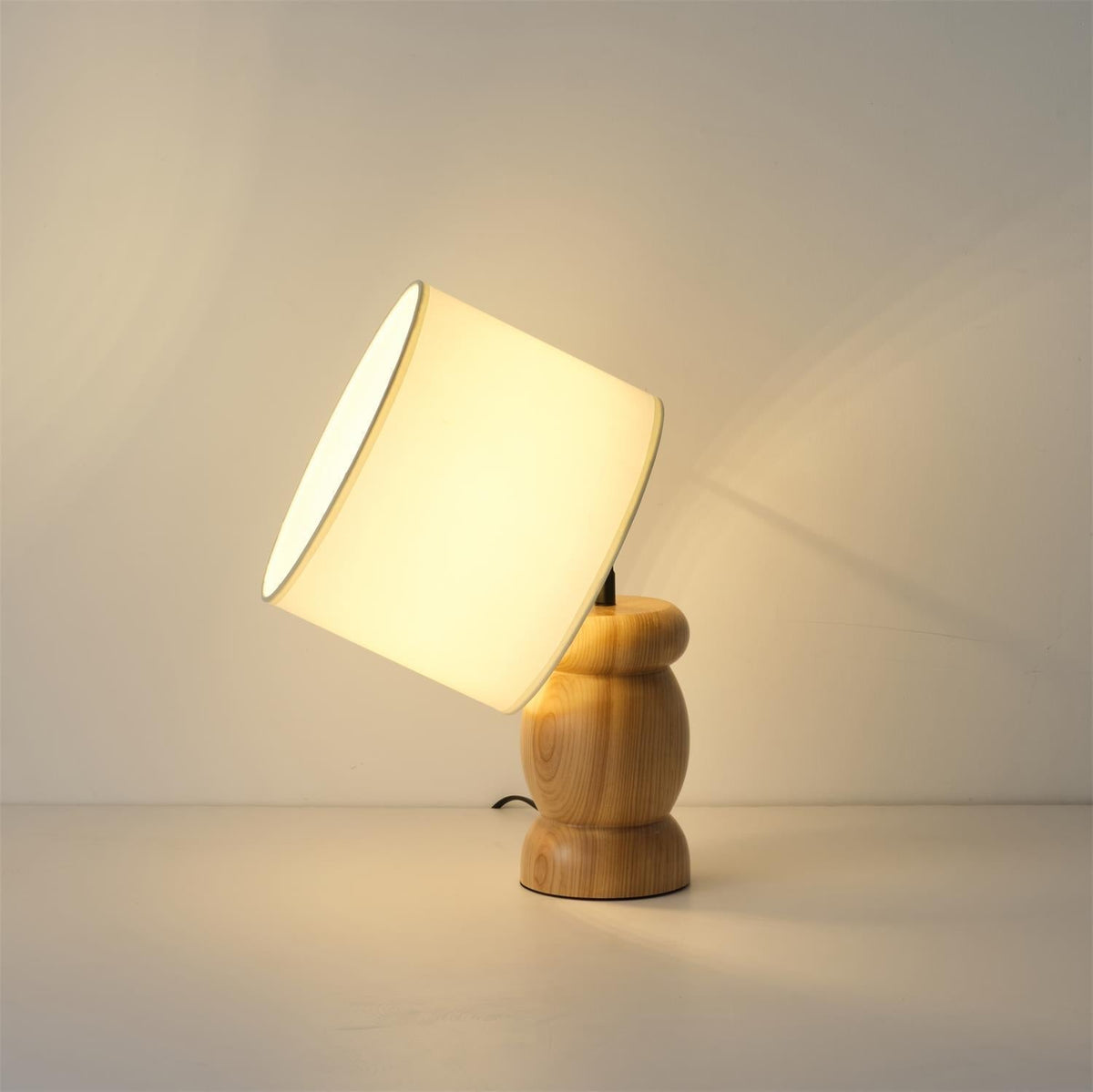 Pebble Wood Table Lamp | Souliia