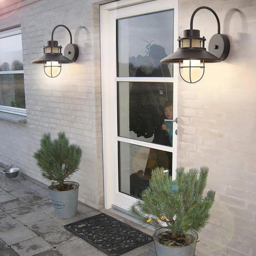 Luminous Outdoor Fackel Metall-Außenwandleuchte | Souliia