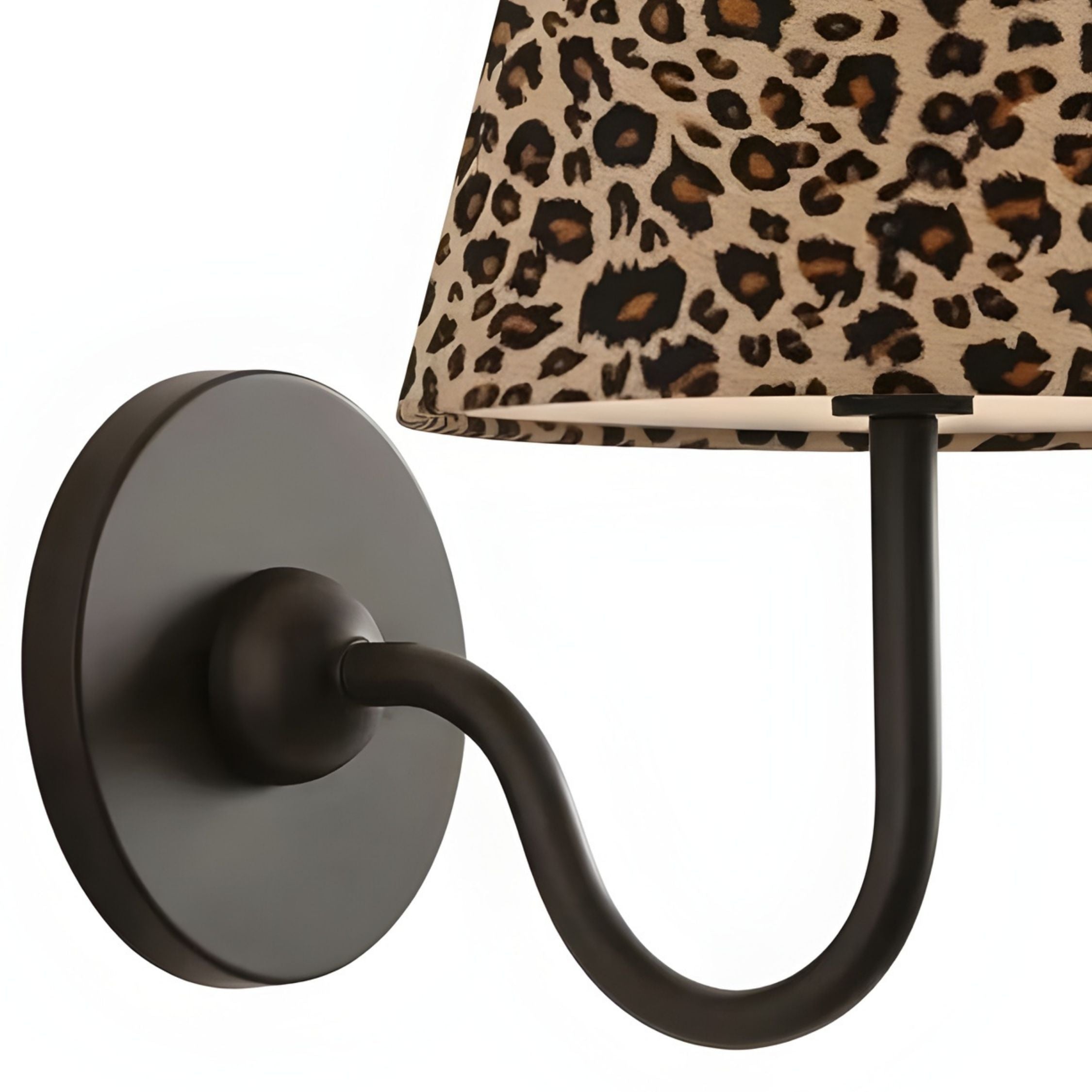 Luvora Classic Leopard Shade Wall Lamp - Vintage Style for Bedroom Lighting | Souliia
