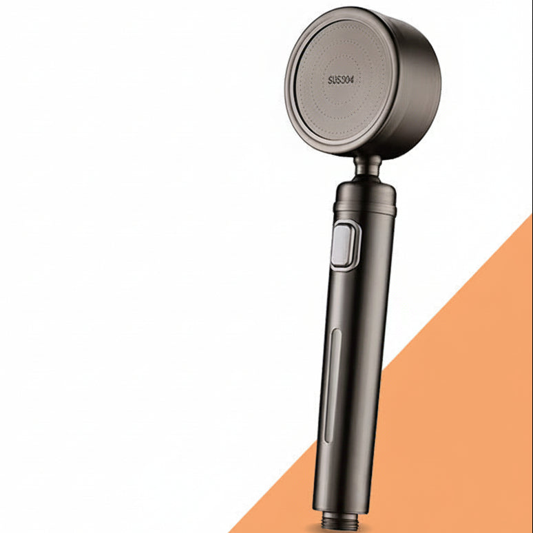 Steelrain Handheld Shower Head — Stainless Steel Construction, Powerful Spray Design