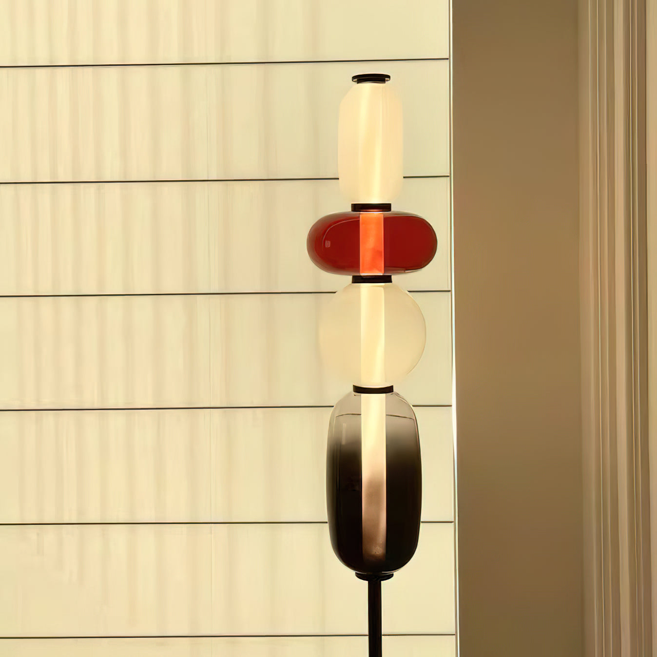 Buntglas Stehlampe | Souliia
