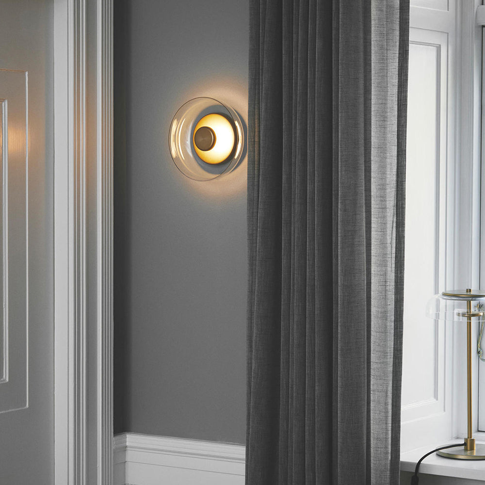 Das Schimmernde Leuchten Premium Minimalistische Messing Wandleuchte | Souliia