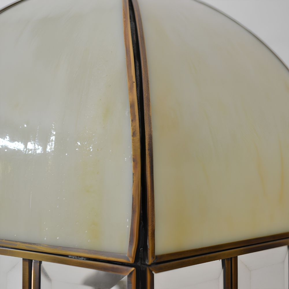 TF Tivanny Art Deco Stained Glass Table Lamp - Vintage Style for Bedroom or Living Room | Souliia