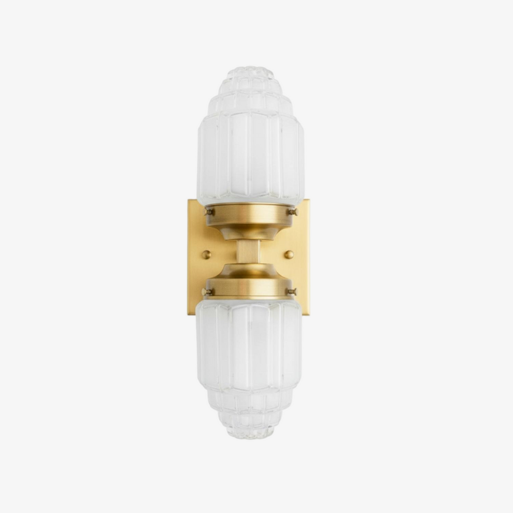 Tierlux Glass Globe Wall Sconce – Metal & Glass Lamp for Living Room or Bathroom | Souliia