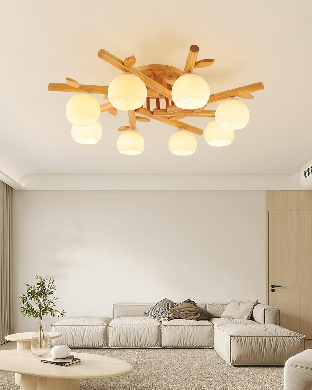 Tinsley Holz Deckenleuchte | Souliia