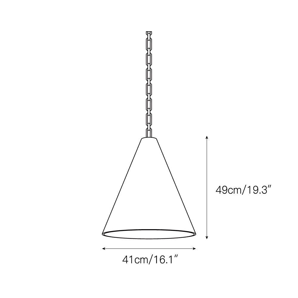 Lampada a sospensione in gesso bianco | Souliia