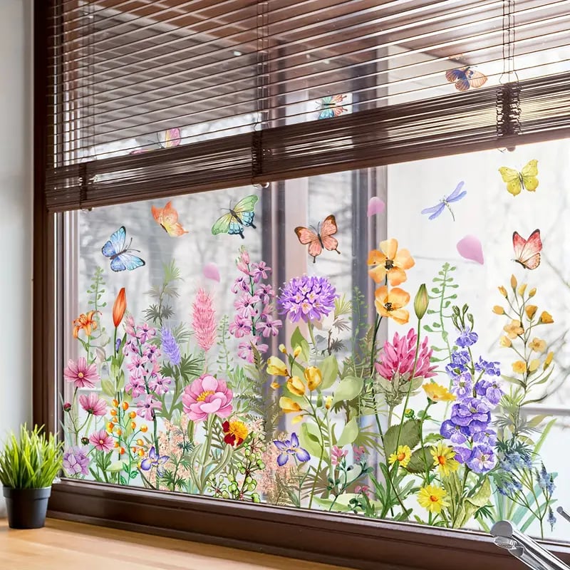 Transform Your Windows into Colorful Floral Dreams with BloomAura - Souliia