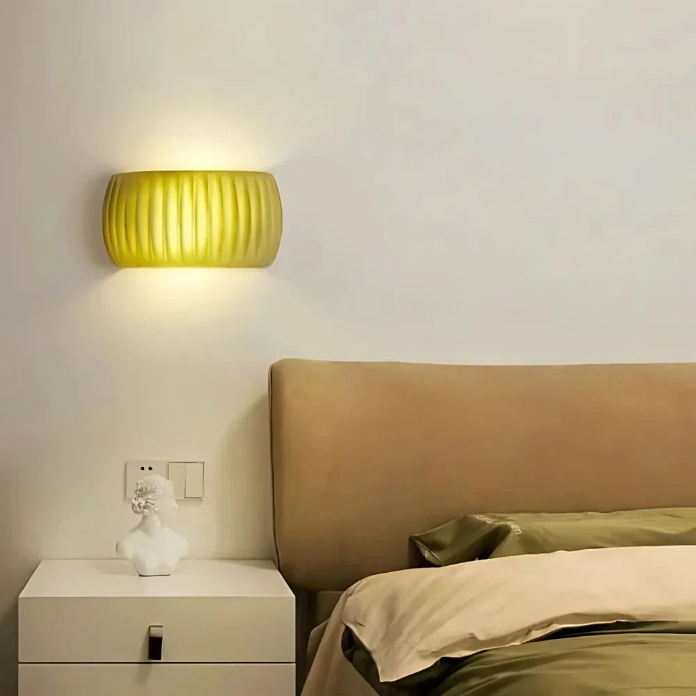 The Sun of Art Deco Resin Wall Light | Souliia