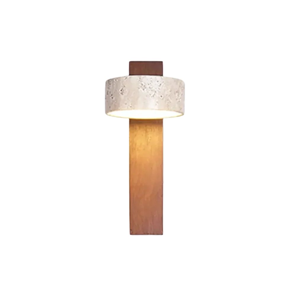 The Shine of the Palace Travertine Wall Light | Souliia