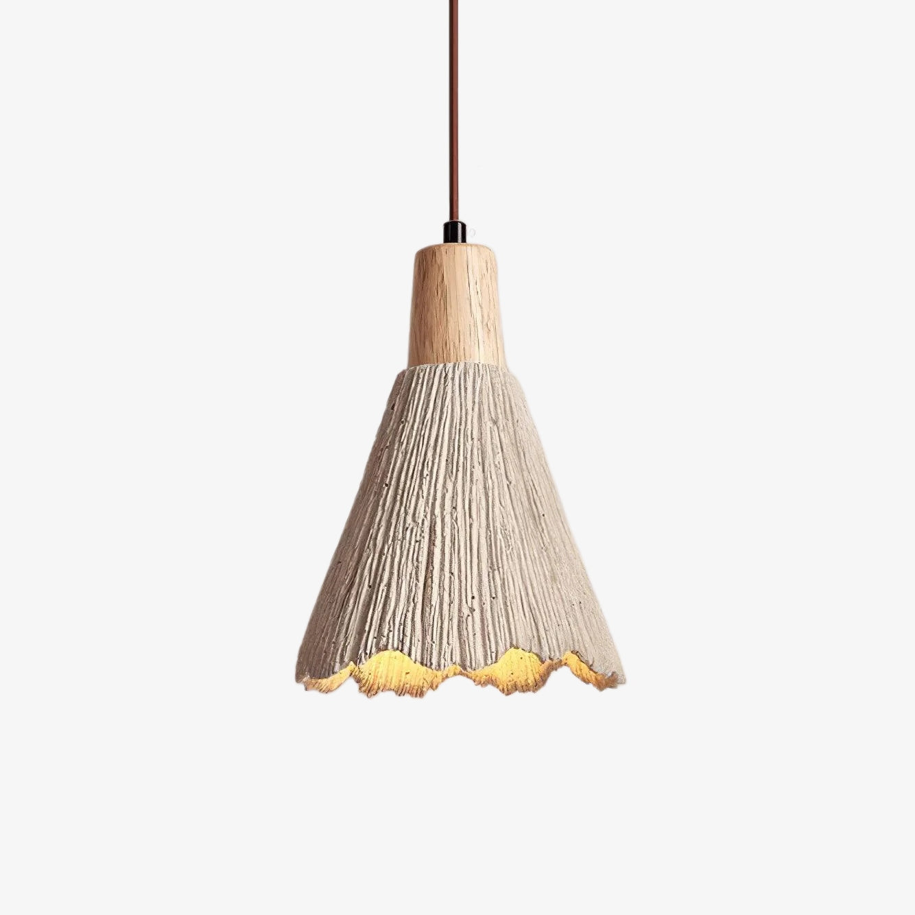 Solaraeon Pleated Pendant Lamp Modern Industrial Hanging Light for Dining and Living Spaces | Souliia