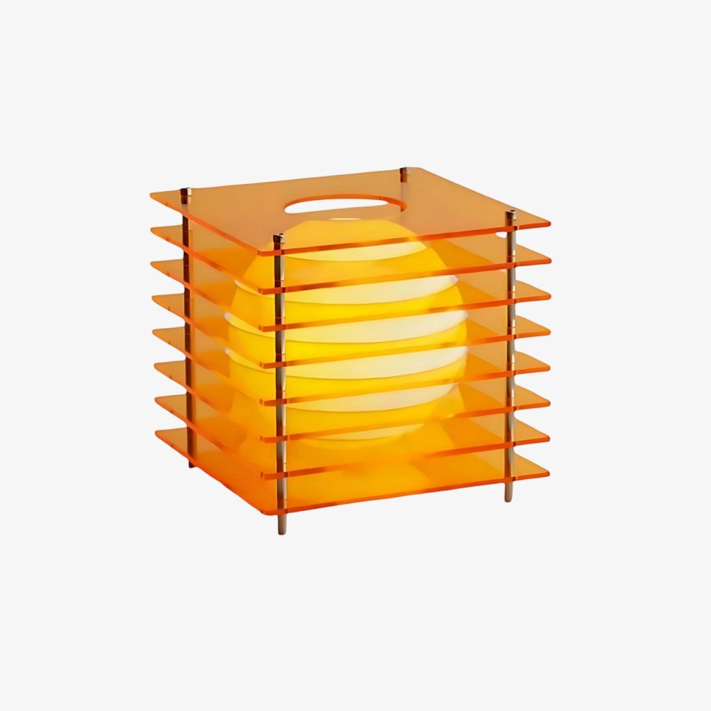 Sunset Afterglow Moderne Serie Geometrisches Kugeldesign - Tischlampe für Wohnzimmer und Bürodekoration | Souliia