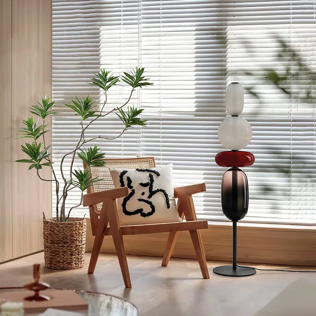 Buntglas Stehlampe | Souliia