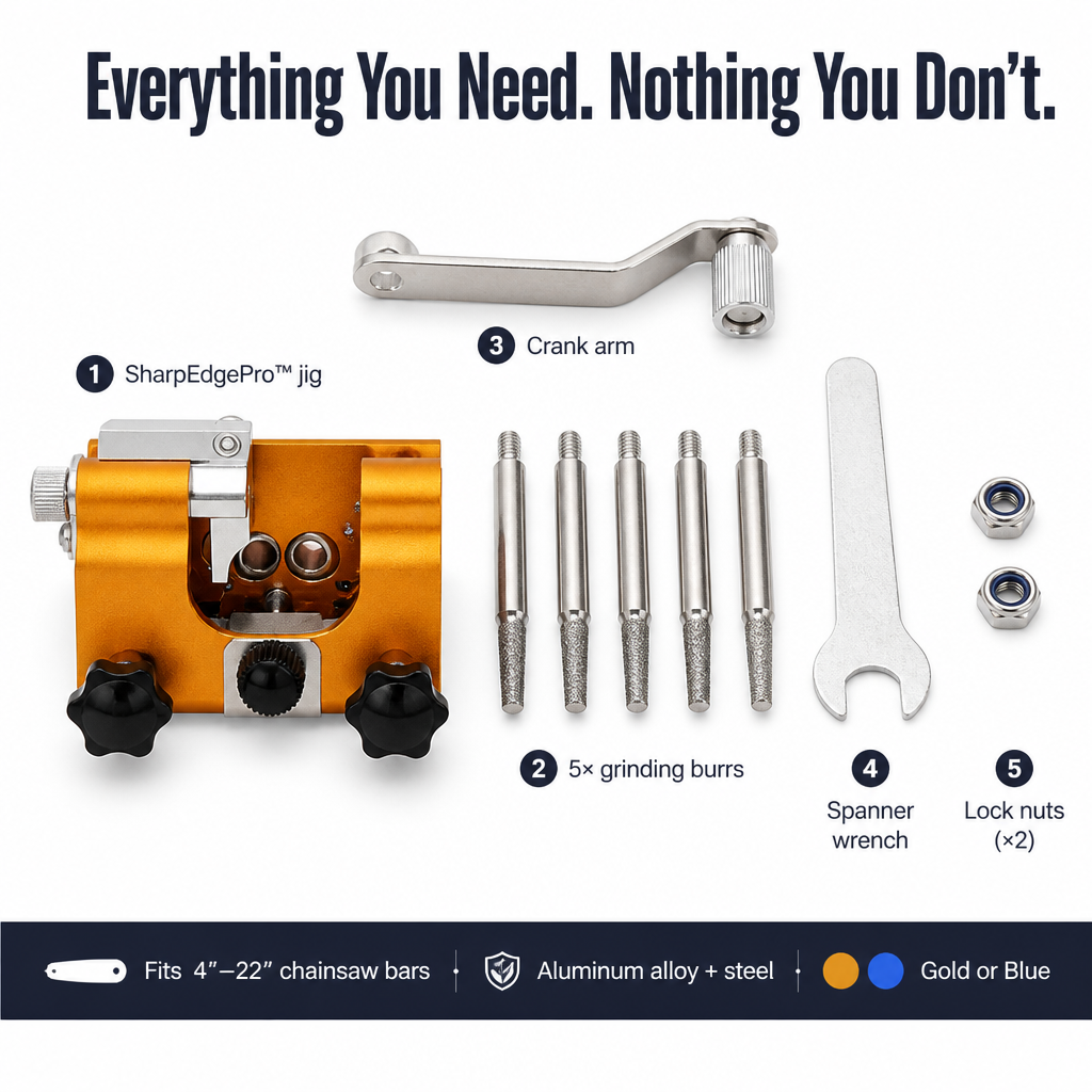 SharpEdgePro — Bring Any Dull Chainsaw Back to Razor-Sharp in Seconds - Souliia