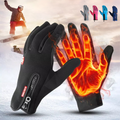 Gants de sports d'hiver chauffants imperméables unisexes avec écran tactile