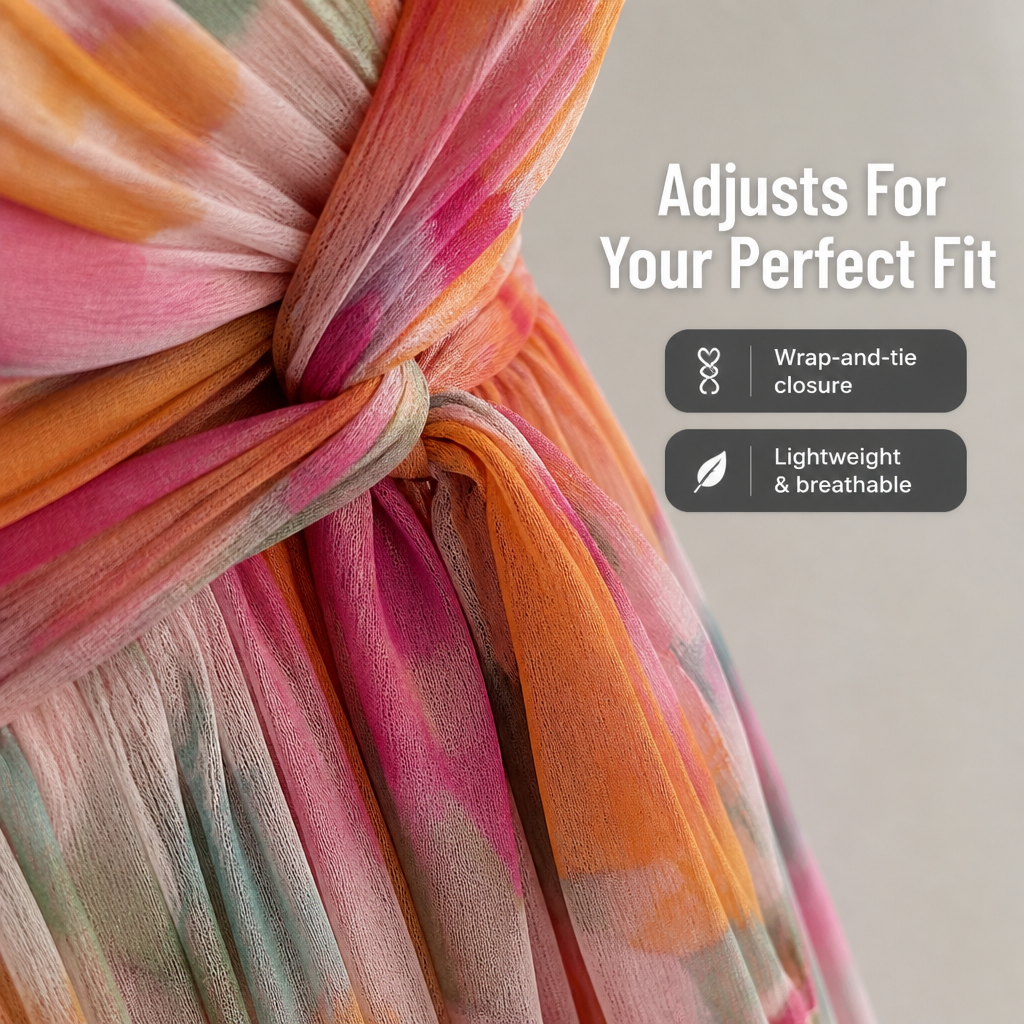 SerenLuxe Long Dress — Illuminate Every Moment with Effortless Grace and Freedom - Souliia
