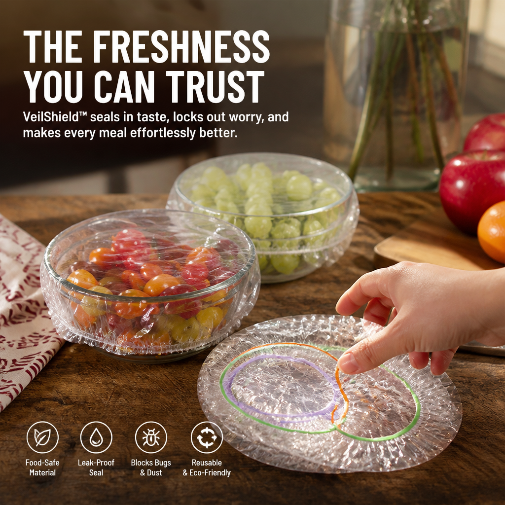 VeilShield — Gardez chaque repas parfaitement frais et sans dégâts, en toute simplicité - Souliia