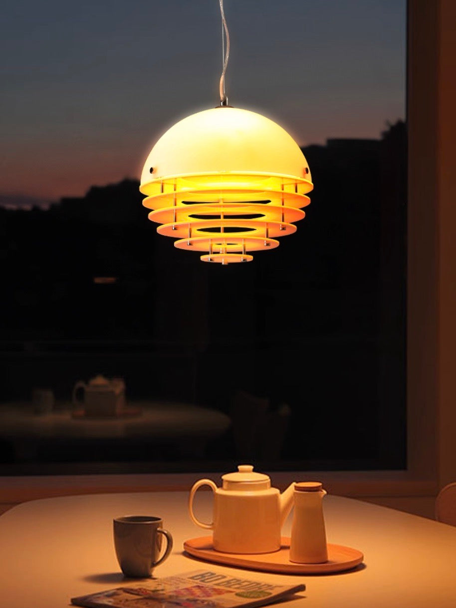 Sunset Pendelleuchte – Emotionale Stimmungsleuchte im Bauhaus-Design - AFTERGLOW S1 | Souliia