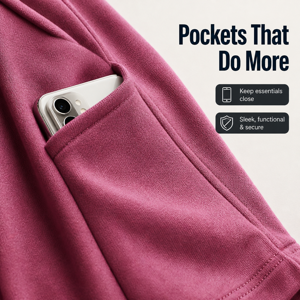 VeluraEase PocketBlouse — Tunne vapaus ja itsevarmuus silkinpehmeän mukavuuden ympäröimänä koko päivän - Souliia