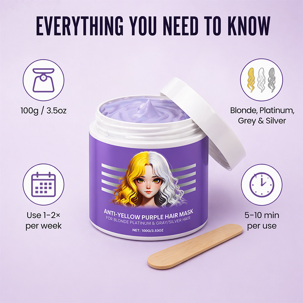 VioletLock — Kill Brassy Yellow, Deep-Condition & Keep Blonde Cool Between Salon Visits - Souliia