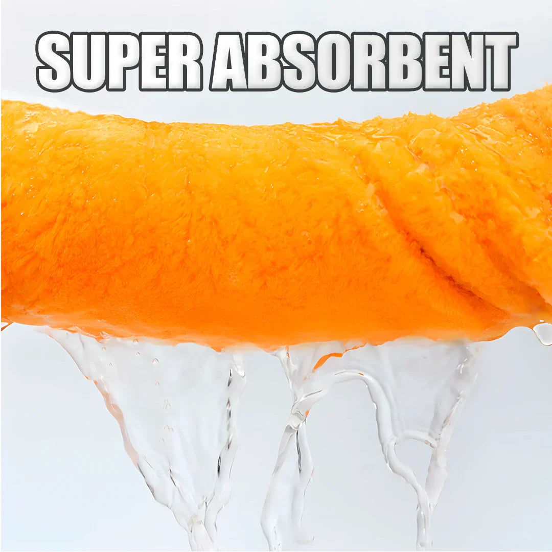 Superabsorbierender Haarturban — Schonendes Trocknen ohne Hitze