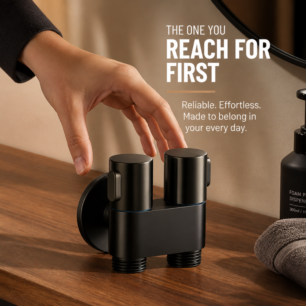 VelaPure — Run Two Water Outlets From One Tap, Leak-Free and Clutter-Free - Souliia