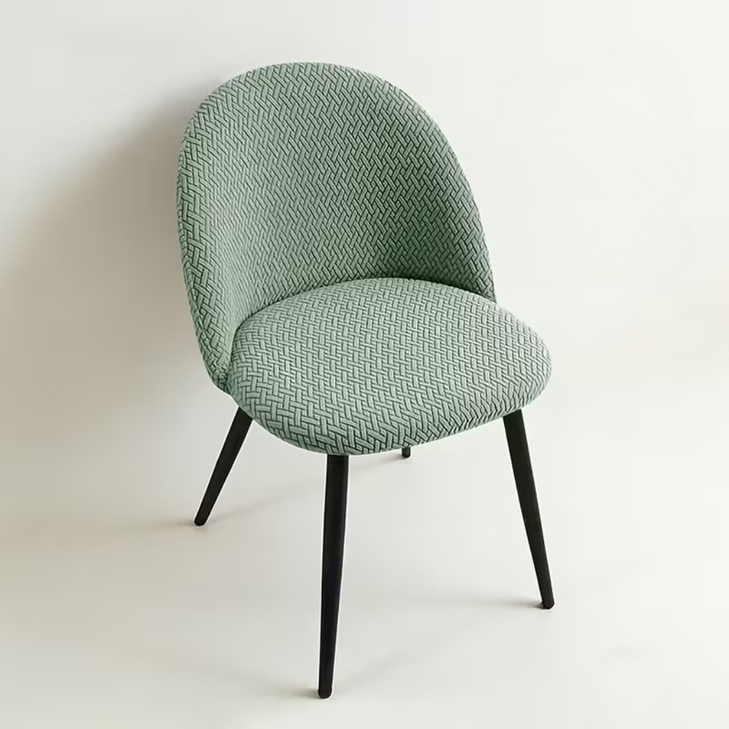 Flexora Modern Stretch Chair Covers — Elastic Hem, Fitted Design