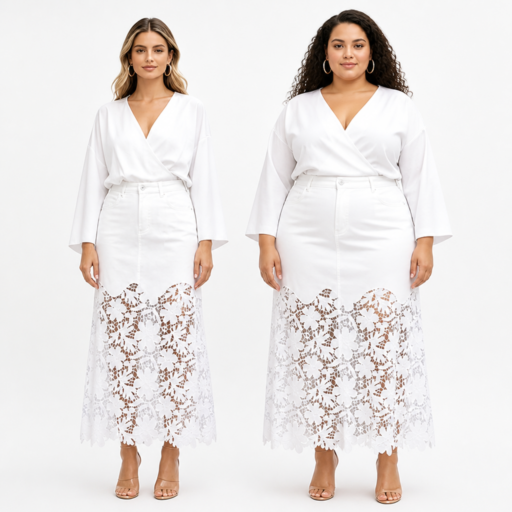 VelaLace Denim Skirt — Unleash Your Confidence with Comfort and Allure - Souliia