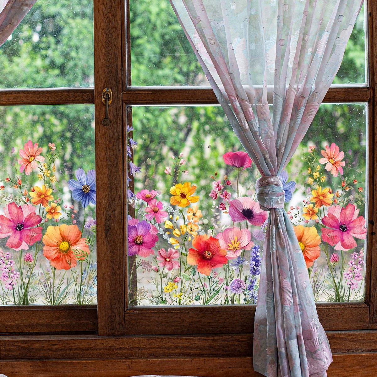 Transform Your Windows into Colorful Floral Dreams with BloomAura - Souliia