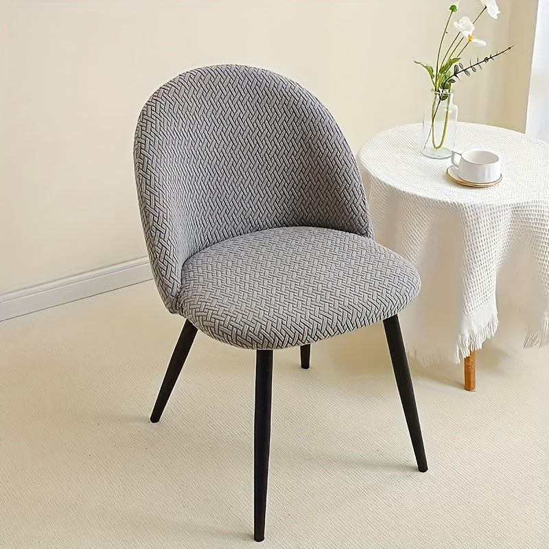 Flexora Modern Stretch Chair Covers — Elastic Hem, Fitted Design