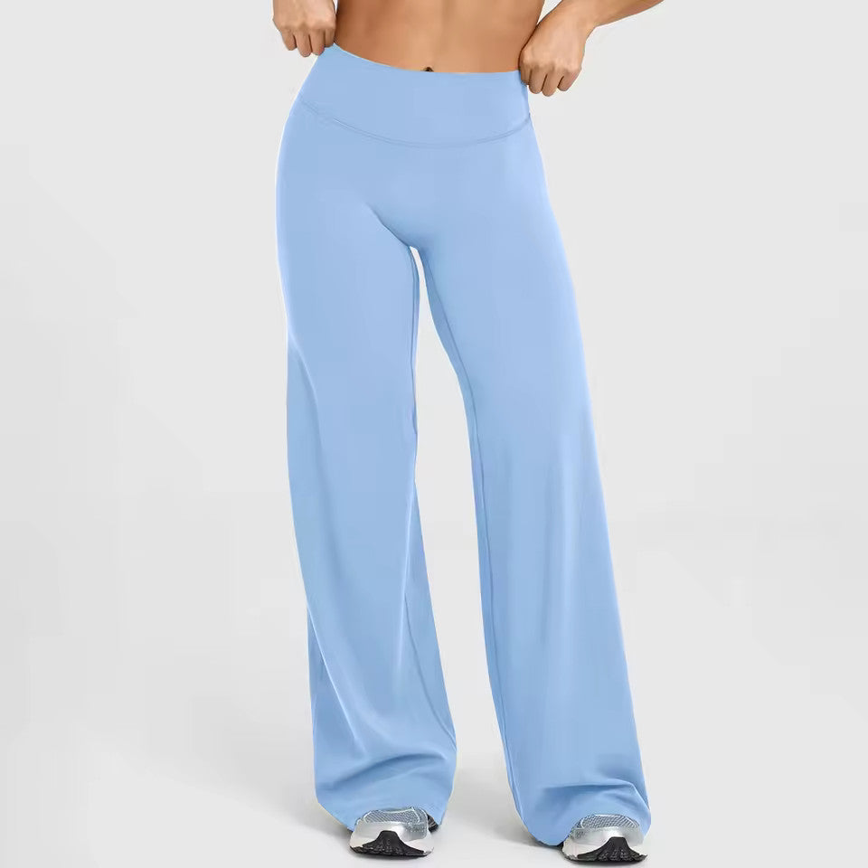 VestaLoom – Buttery-Soft High-Waist Wide-Leg Flare Yoga Pants - Souliia