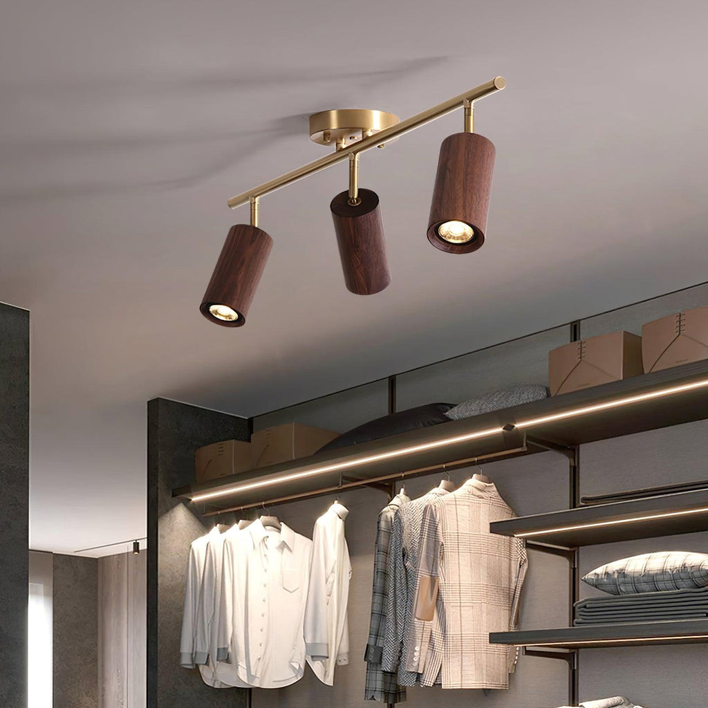 Thio Wooden Track Lighting | Souliia