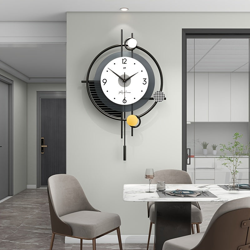 Aura Sleek Wall Clock — Quiet Quartz Movement, Clean Lines