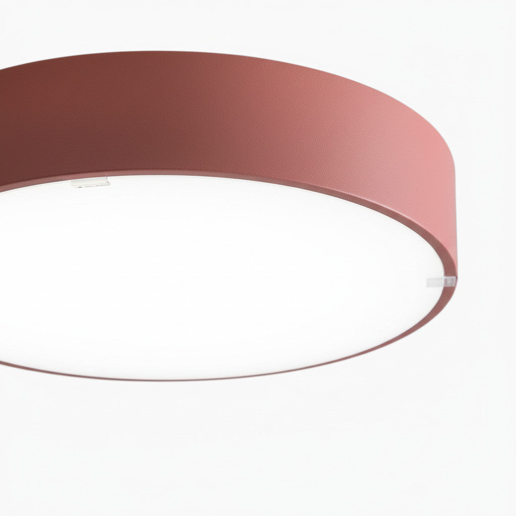 Rondi Minimalist Round LED Ceiling Light - Circular Iron Design for Living Room and Bedroom | Souliia