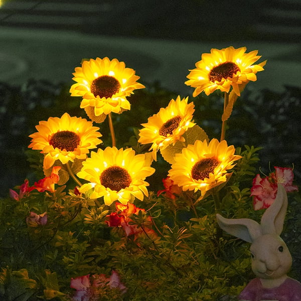 RamaraSun Girasoli solari — Illumina le tue notti con l'incanto del giardino, senza sforzo - Souliia